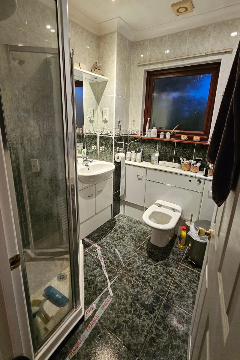 Bathroom before renovation