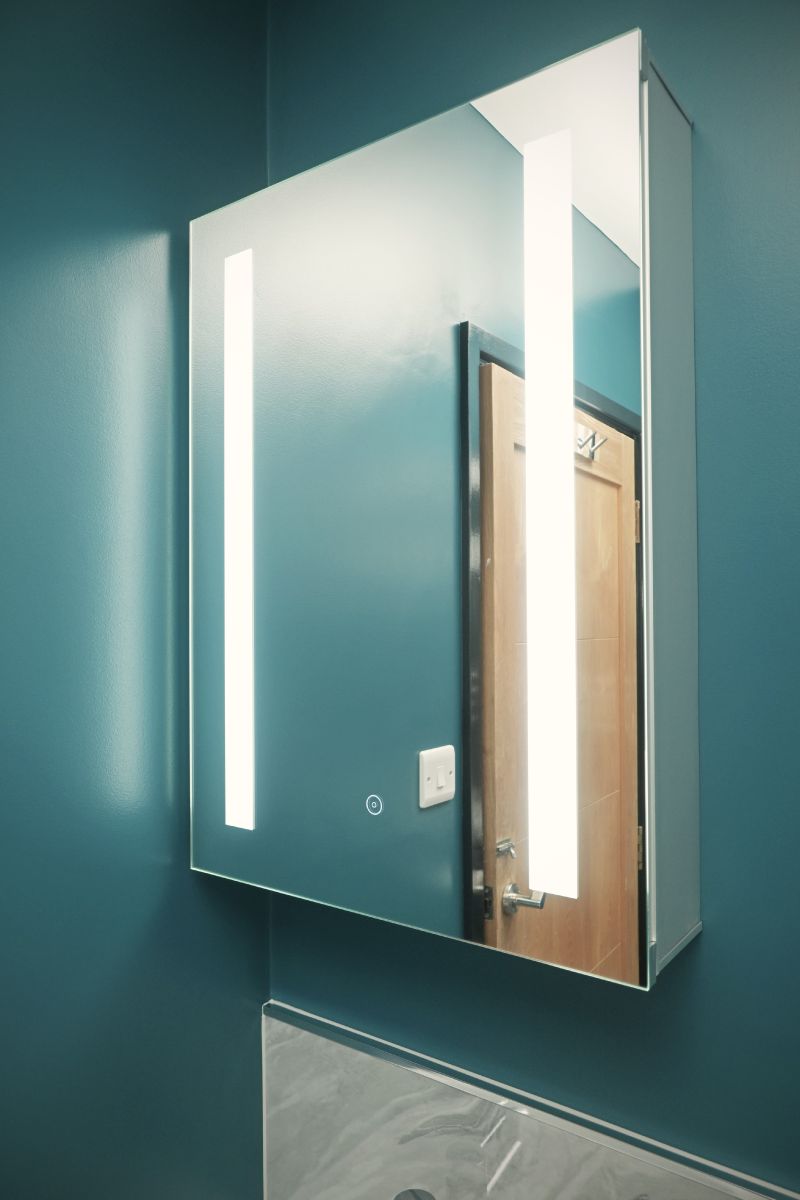 Finished bathroom detail