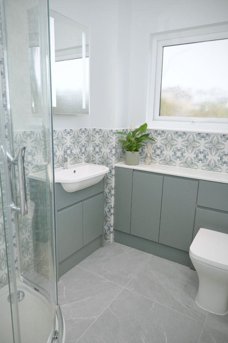 Bathroom after renovation