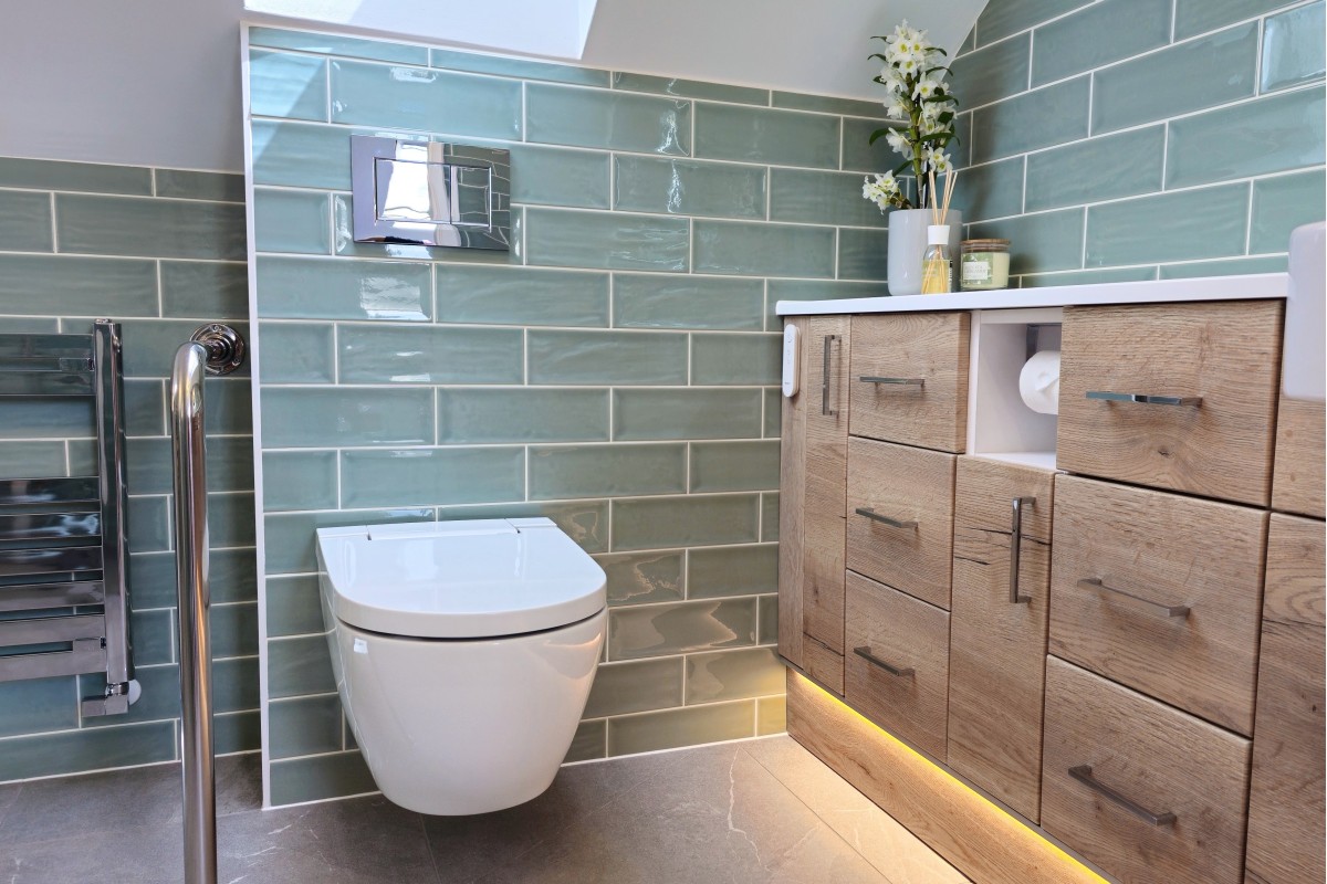 bathroom space to relax